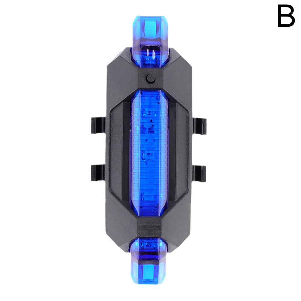 Cycling Tail Lights Rechargeable Bicycle Tail Lights Night Bike Mountain Lights Highway Safety Warning Back Bicycle Taillights: Navy Blue