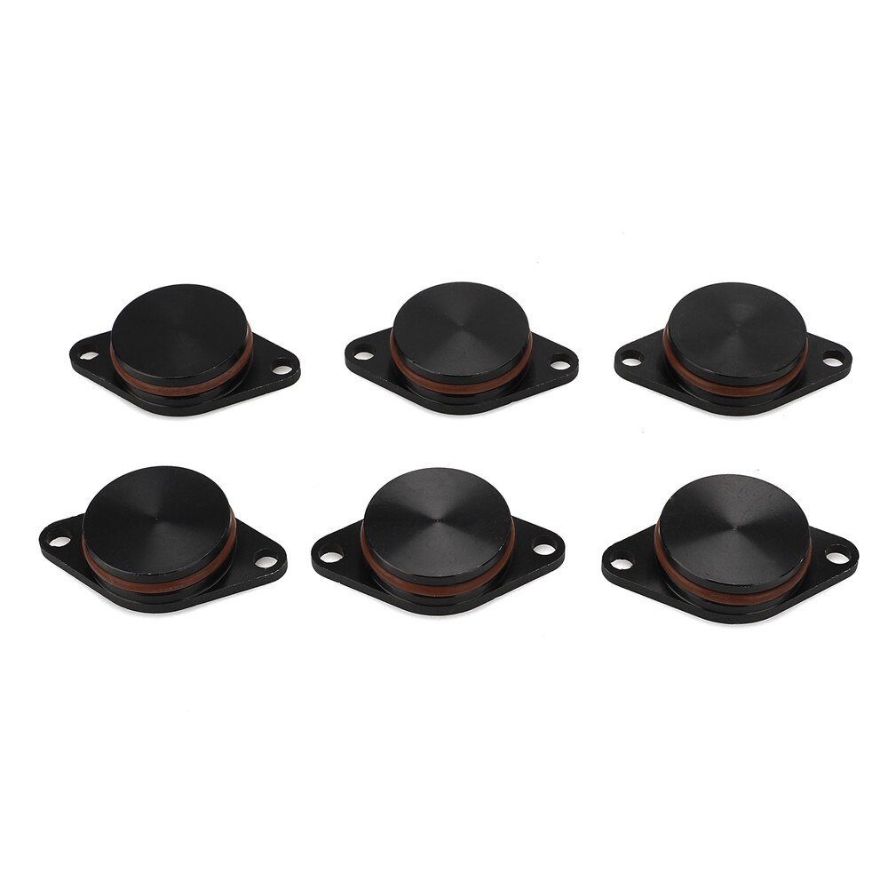 Tapas de aleta de remolino automático, tapones en blanco de eliminación con juntas Ntake para BMW M57, M57N, M57TU, YC101490, 6x22 MM y 6x33 MM