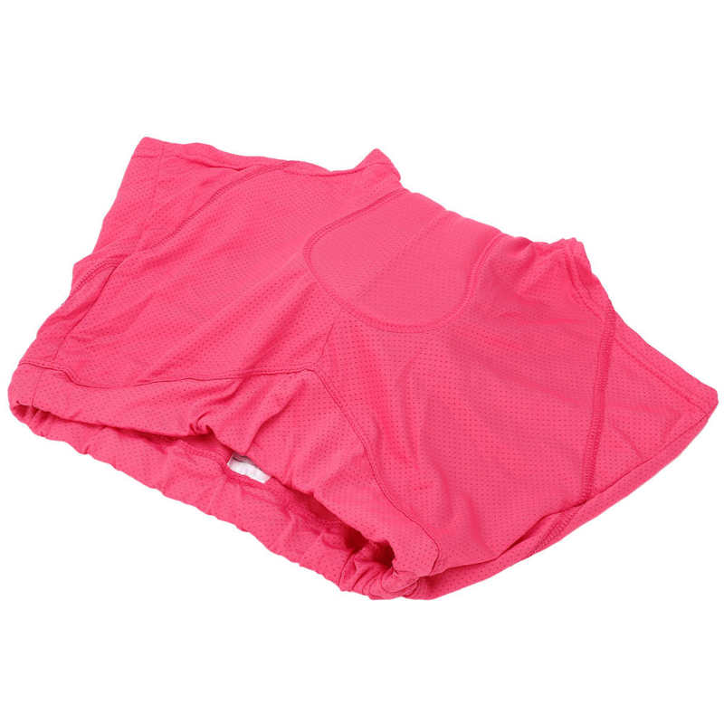 Short de cyclisme pour femmes, rembourré, pratique, avec coussin en Silicone, pour l'entraînement en salle