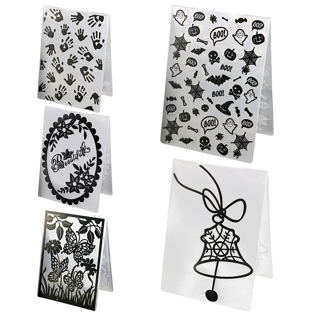 Embossing Folder Plastic Template Fondant Cake Photo Album Wedding Decor Craft Card Making Paper Card Scrapbooking