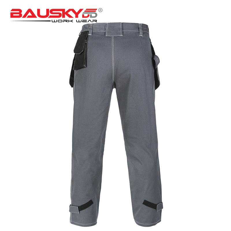 100% cotton multi pocket work pants with knee pad pants workwear trousers working clothes lightweight