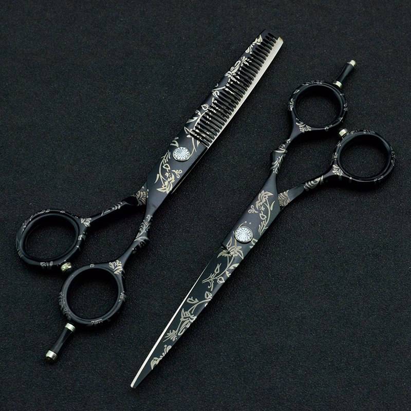 5.5/6" Barber Hair Scissors Hairdresser Ciseaux Coiffure Thinning Shears Japanese Scissors Haircutter Hairdressing Salon Scisor