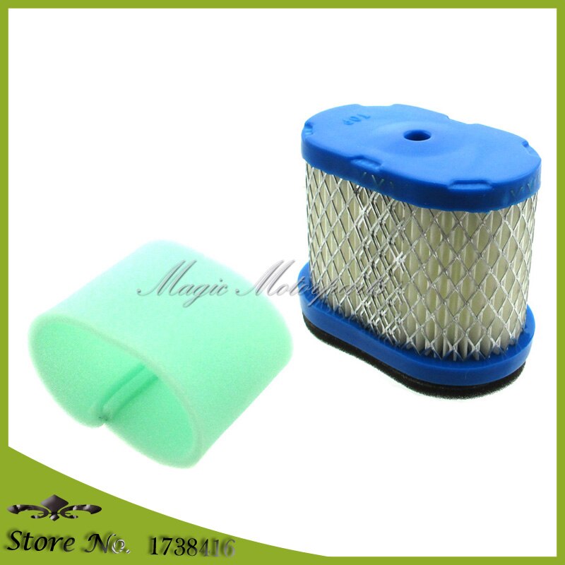 2 pcs Air Filters + 2 pcs Pre Filters Fits Briggs & Stratton 498596 690610 697029 5059h 4207