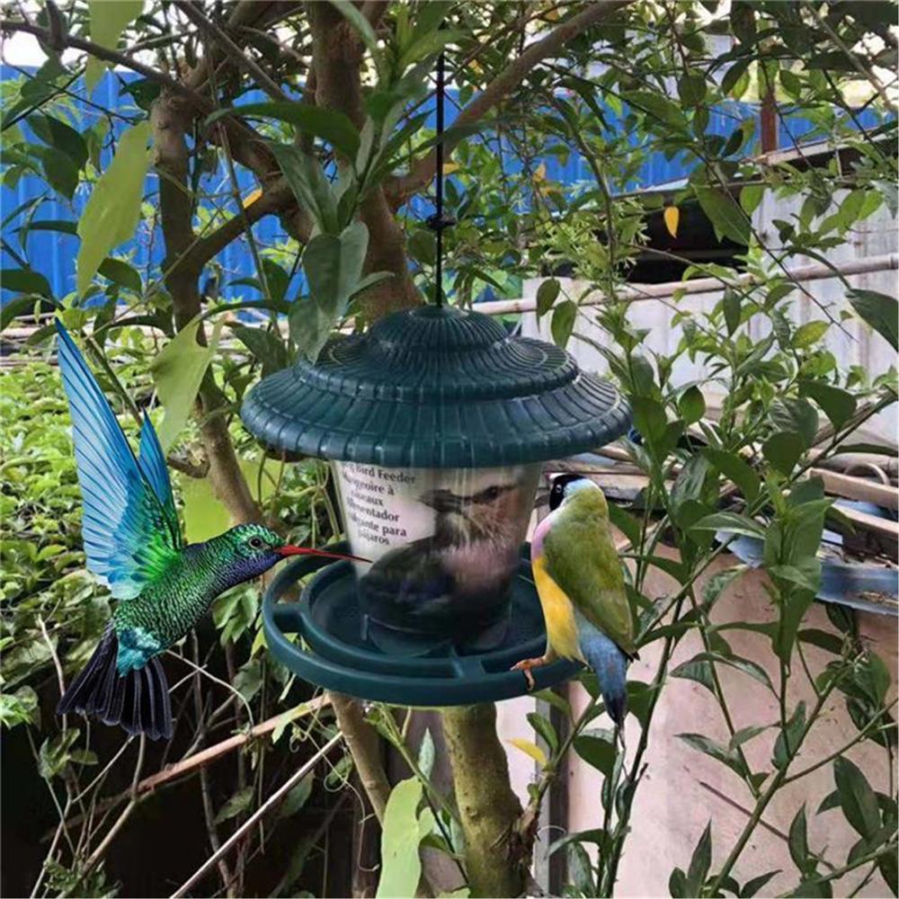 Sunbird Squirrel Hanging Wild Bird Feeder Outdoor for Feeding of Parrots Voliere Food Dispenser Container Bird Supplies