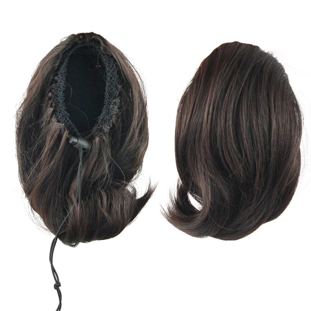 Soowee Brown Black Synthetic Hair Ponytail Clip In Hair Extension Hairpieces for Hair My Little Pony Fairy Tail Horse Chignon