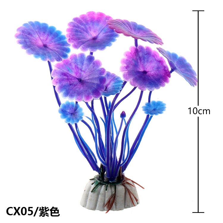 10Pcs Kunstplanten Aquarium Decor Water Onkruid Ornament Plant Aquarium Aquarium Gras 10-12Cm Decoratie: 4