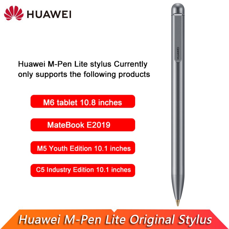 Original huawei stylus tablet m caneta lite capacitivo compatível com m6/m5 juventude edição/matebook e2019