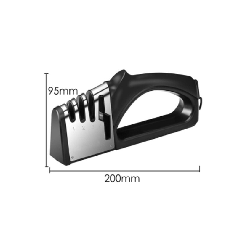 7 Inch Kitchen Knife Japanese Cook's Cleaver Stainless Steel Chef Butcher Chopping Meat Slicer Santoku Meat Cleaver Knives: knife sharpener C