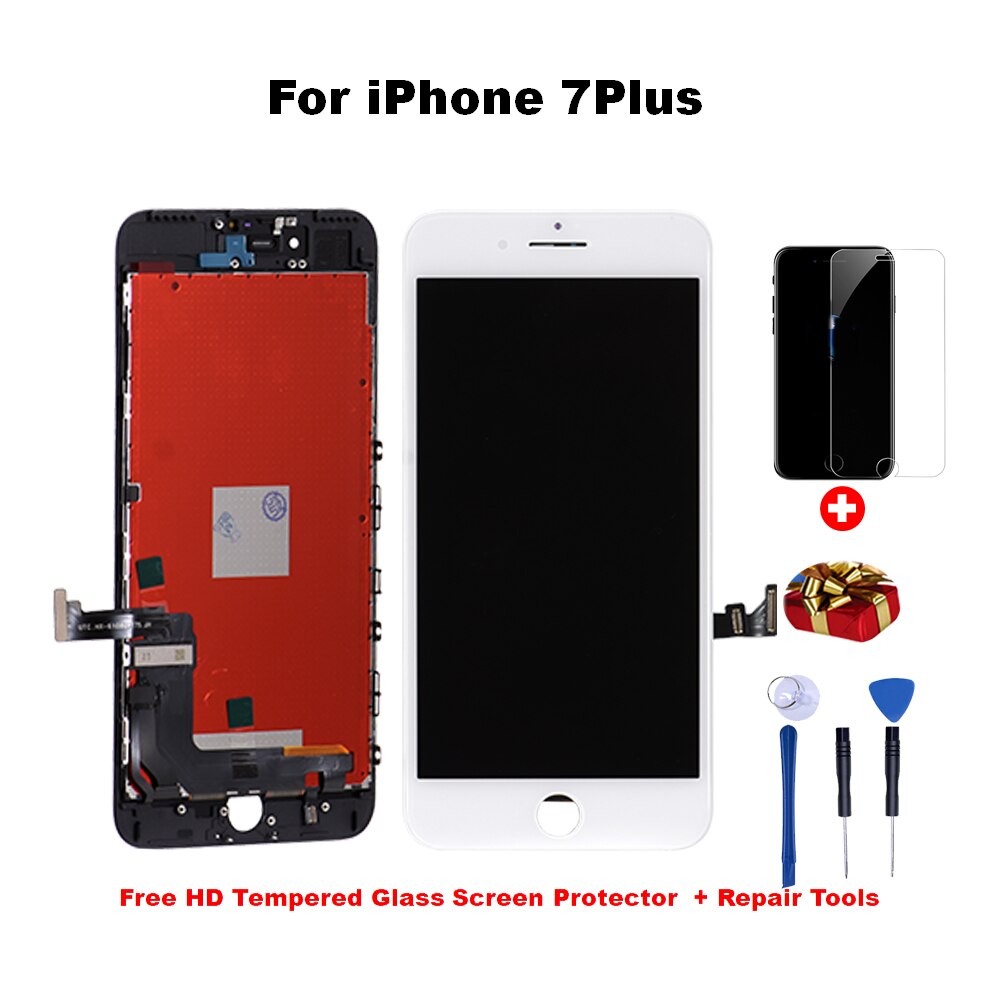 Qualità AAA + + + Display LCD Per iphone 6 s lcd Touch Screen digitizer Per iPhone6 dello schermo di 5S 6SPlus 7 7Plus No Dead Pixel + regali