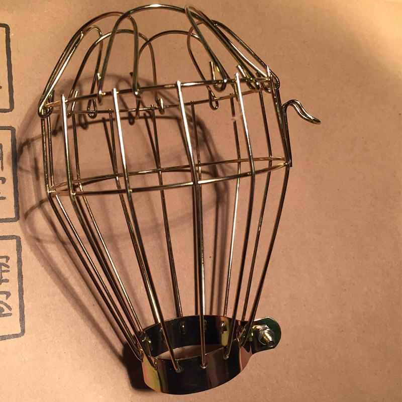 Couvercle de lampe Vintage E27, pince de protection en métal, aucune Cage rétro, lampe suspendue industrielle, abat-jour lanterne