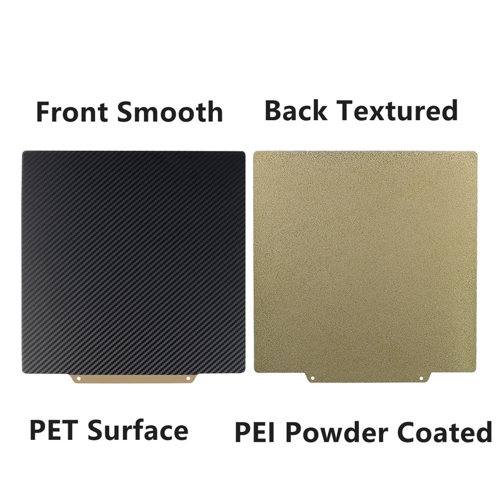 PEI Sheet 350x350mm Bed Build Plate with Smooth PET Textured PEI Magnetic Base for 3D Printer FYSETC Voron 2.4 Build Plate