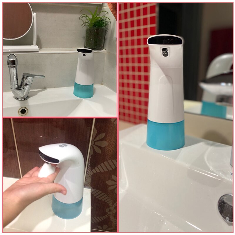 Auto induction foaming washing machine hand washing automatic Liquid Soap Dispenser with infrared induction for Kitchen Bathroom