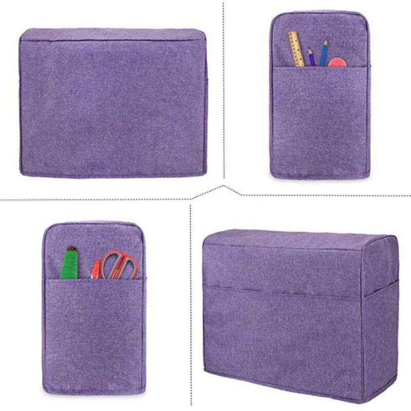 Housse anti-poussière pour Machine à coudre | Avec poches pratiques pour accessoires supplémentaires, protection étanche universelle pour Singer & Brother Mac