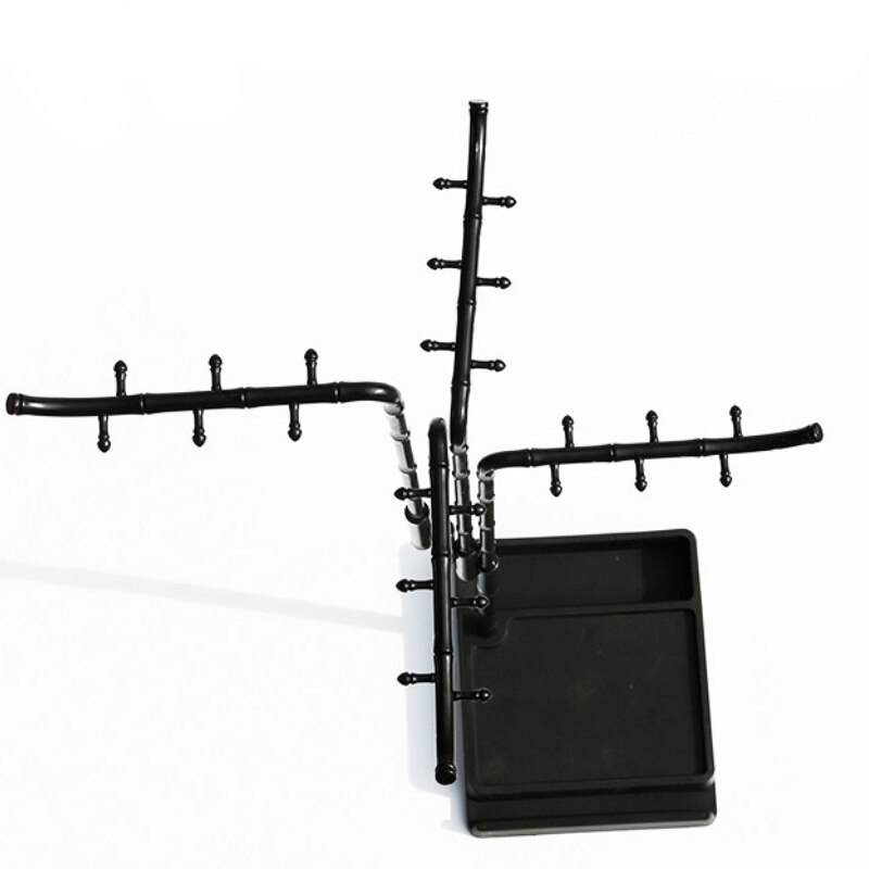 Multifunctional Brush Holder 24 Hanger Calligraphy Brush Holder Traditional Painting Writing Organic Plastic Brush Rack