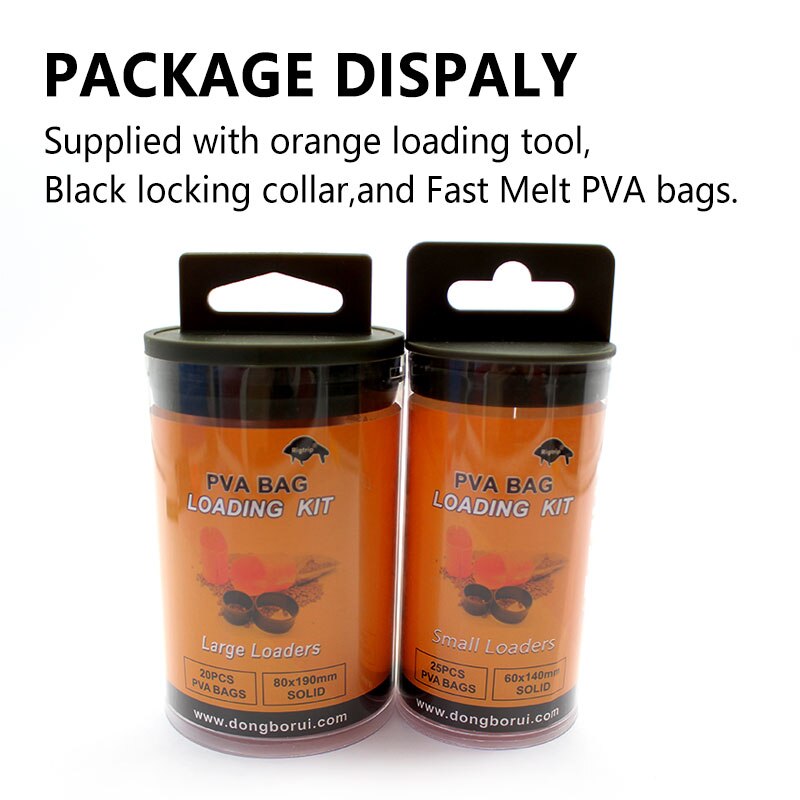 Carp Fishing Kit PVA Bag System Carp Bait Loading Tools PVA Stems Loader For Carp Rigs Method Feeder Fishing Tackle Accessories