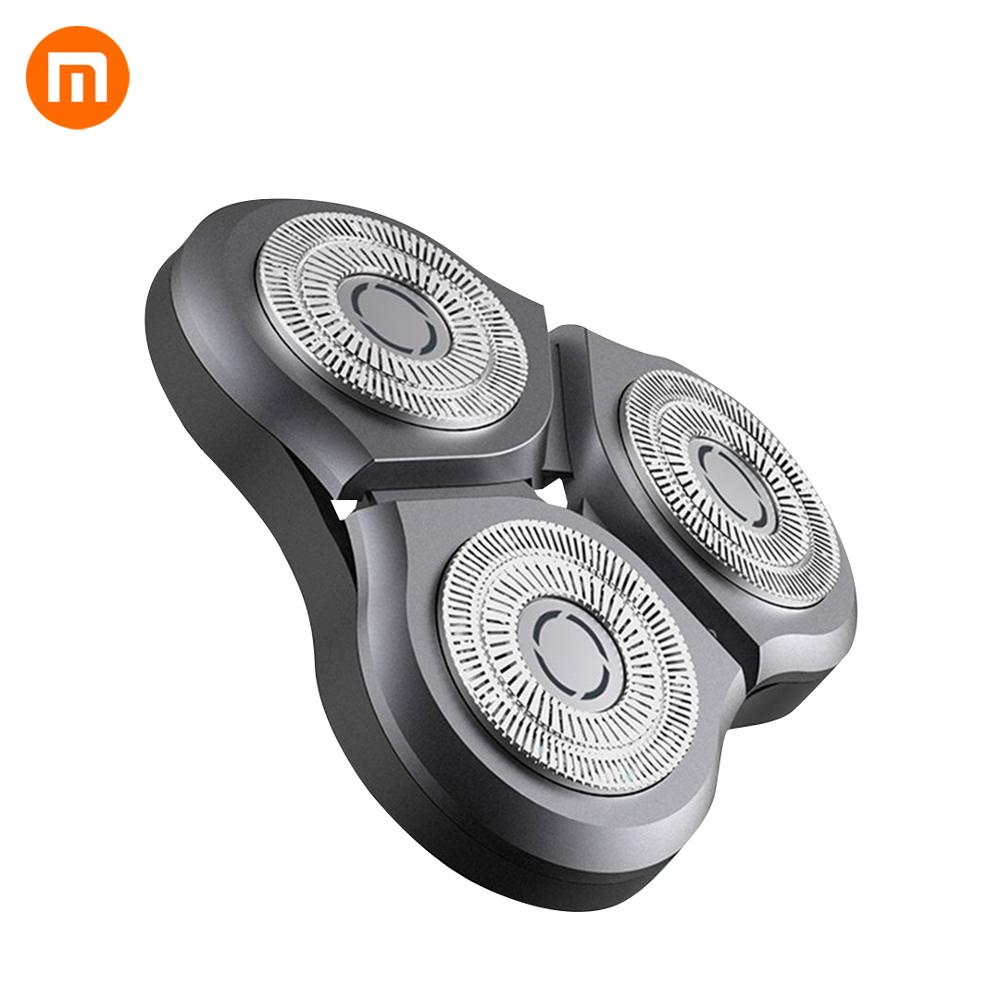 Xiaomi elektrorasierer für männer, trocken- und nassrasur, bartschneider, ersatz, wiederaufladbare haupt- und nebenklinge