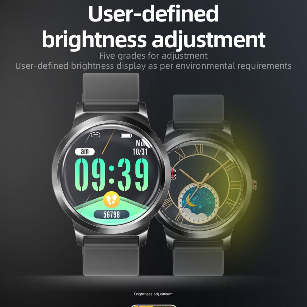 696 h6 pro smartwatch voor mannen en vrouwen met bloeddrukmeting en hartslagmeter, waterdicht en alarm, smartwatch voor android en apple-telefoonband