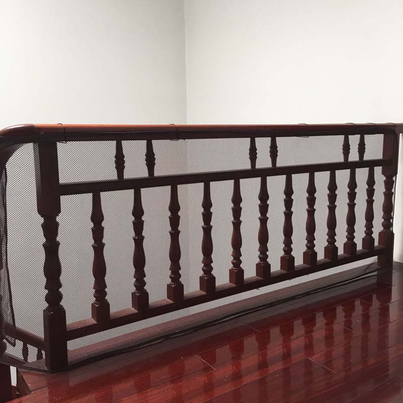 Balkonhek groot formaat veiligheidsnet 1st railnet kind huisdieren honden hek kinderen baby trap balkon dek poort deuropeningen gaas 300 x 77cm