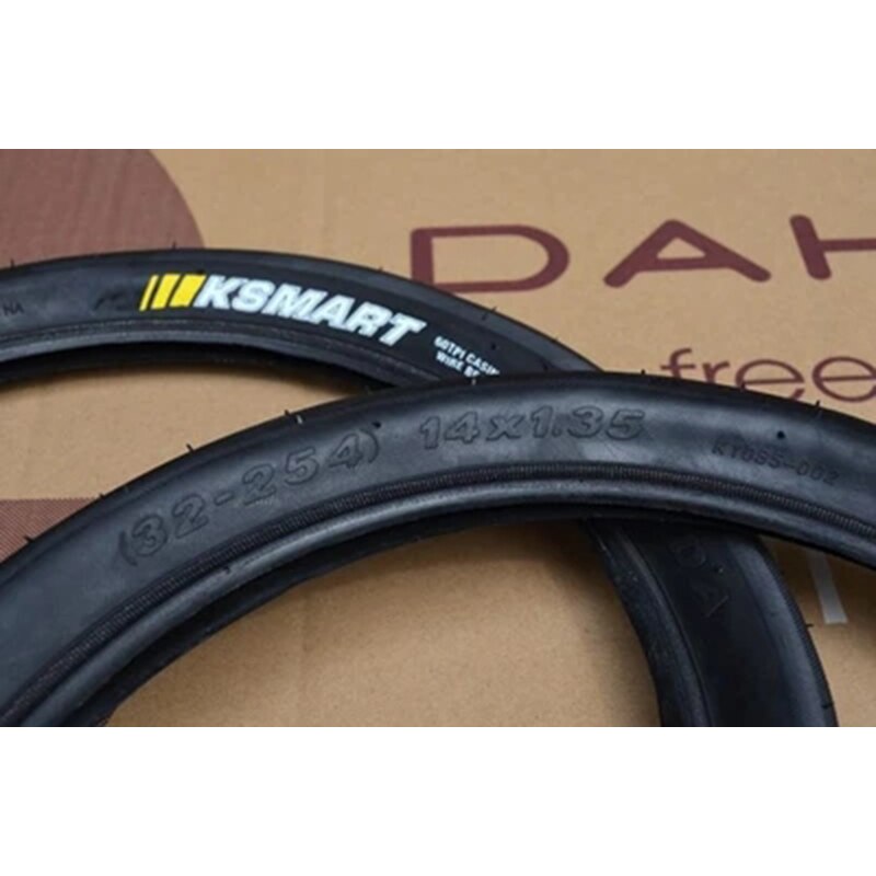 KSMART-neumáticos de ciclismo K1085 de 14 ", 16" x 1,35, 254, 305, 60TPI, delgados, para bicicletas plegables FNHON, 1 unidad: 1pc 14 x1.35  ksmart