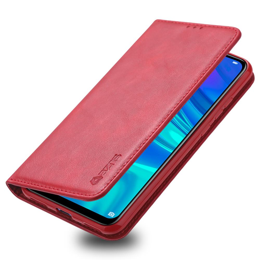 Azns Wallet Telefoon Case Voor Huawei Y6 Gevallen Cover PU Flip 6.08 Inch Case Voor Y6 Business Shell