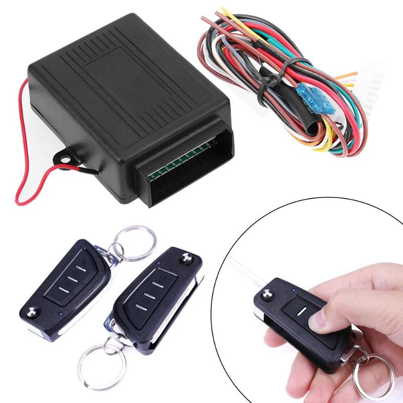 Universal Car Alarm Systems Auto Remote Central Kit Door Lock Keyless Entry System Central Locking with Remote Control Useful