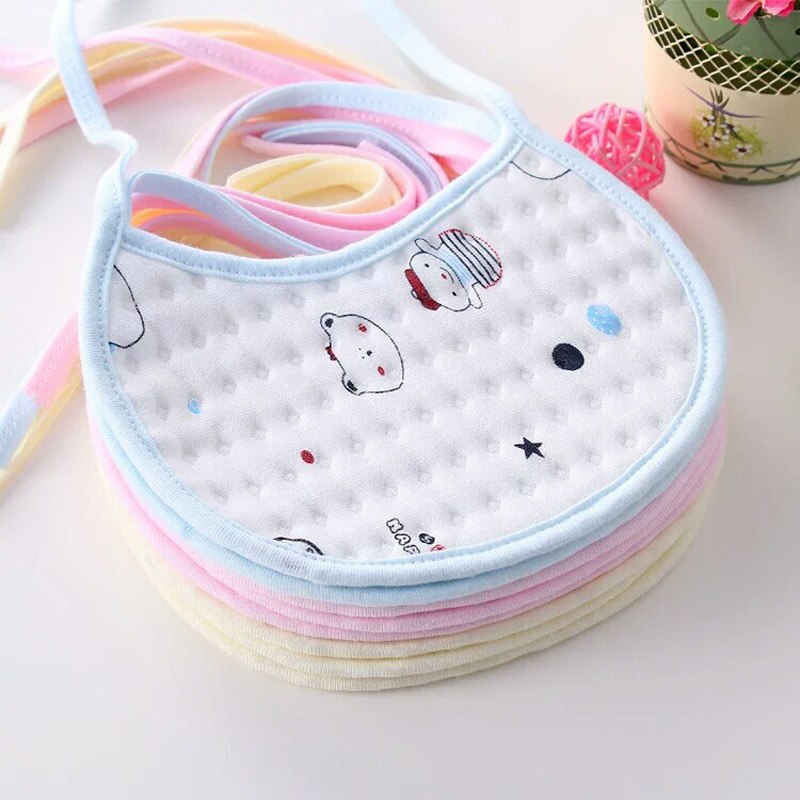 Bavoir en coton pur, bavoir buccal, serviette à lait, bavoir en coton pur, 5 pièces par lot