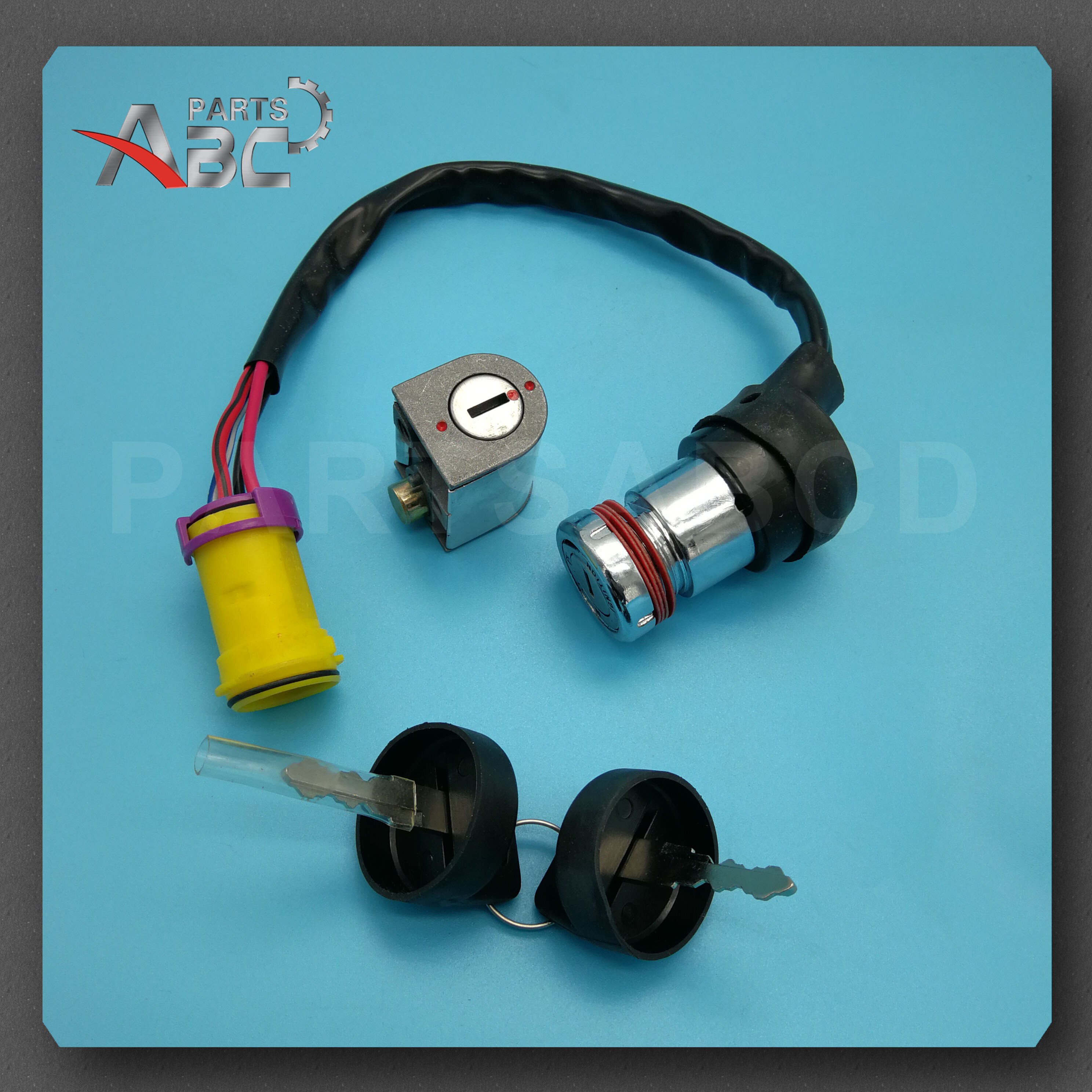 ABOOFAN Interrupteur D'allumage Pour Moto ATV Avec Interrupteur De