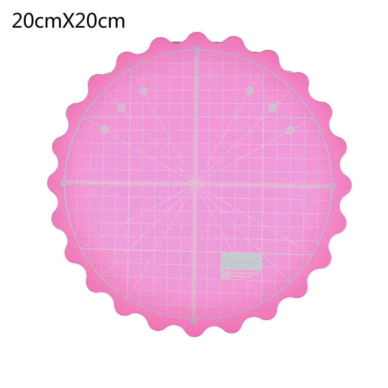 Self Healing Rotary Cutting Mat for Office School Supplies Quilting, Paper Craft, Clay Craft, Art Craft size 8 inch (20cmX20cm): pink