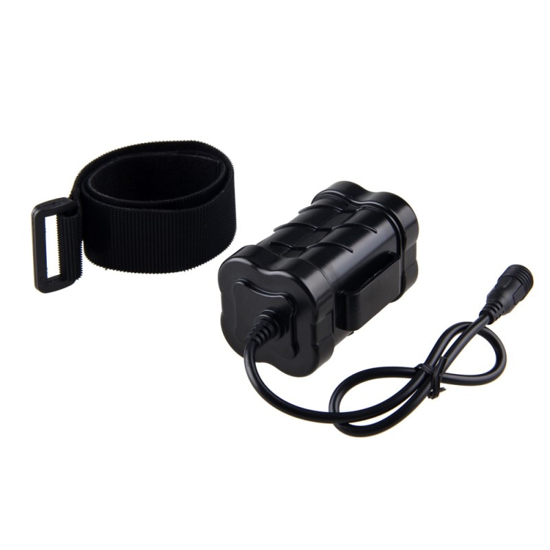 8.4v 12000 mah genopladelig batteripakke 4 x 18650 batteri til pandelampe cykel cykellygte
