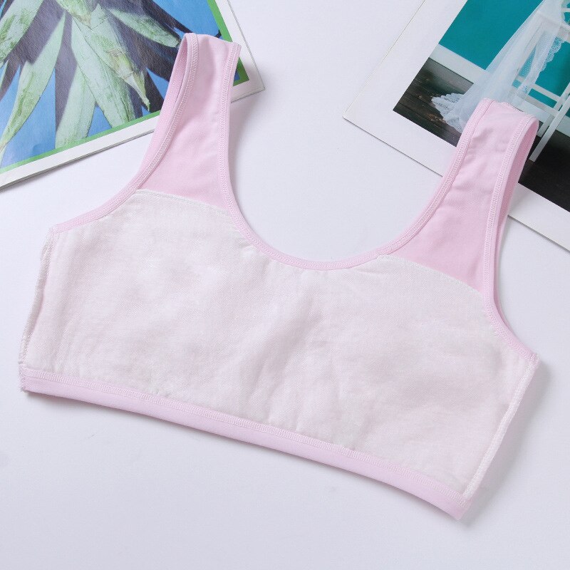 Meisje Beha Tiener Crop Top Ondergoed Vest Racerback Puberteit Sport Training Bras Brief Streetwear Tube Top 8-14Years