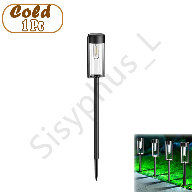 LED Solar Pathway Lichter Outdoor Garten Lampe Wasserdicht Landschaft Lichter Lichter Gehweg Auffahrt Rasen Terrasse Garten Dekor: changeable
