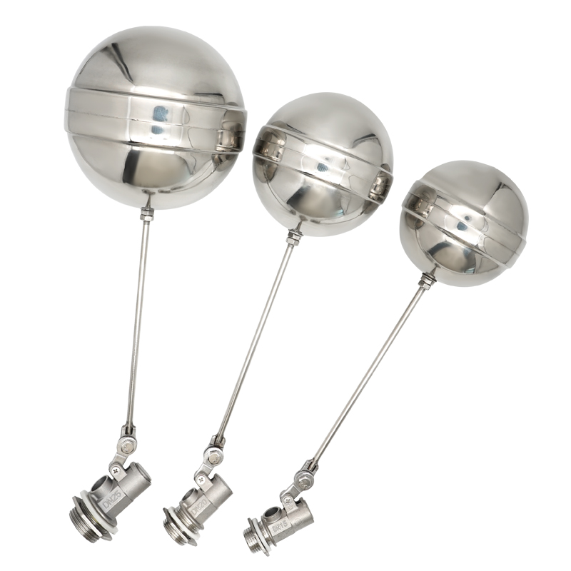 Rvs Watertank Vlotterklep Uitschakeling Vlotter Bal Waterniveauregeling Flow Control Vlotter Sensor Klep DN15 DN20 DN25