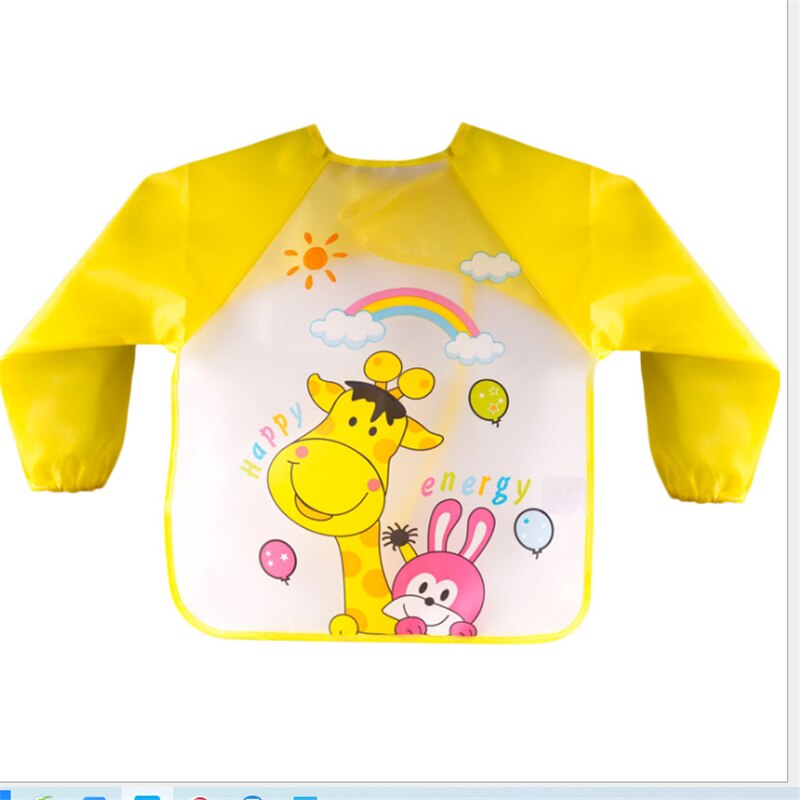 Baby to eat overall fall thin section male girl bib waterproof babies inside out children painting apron protective clothing