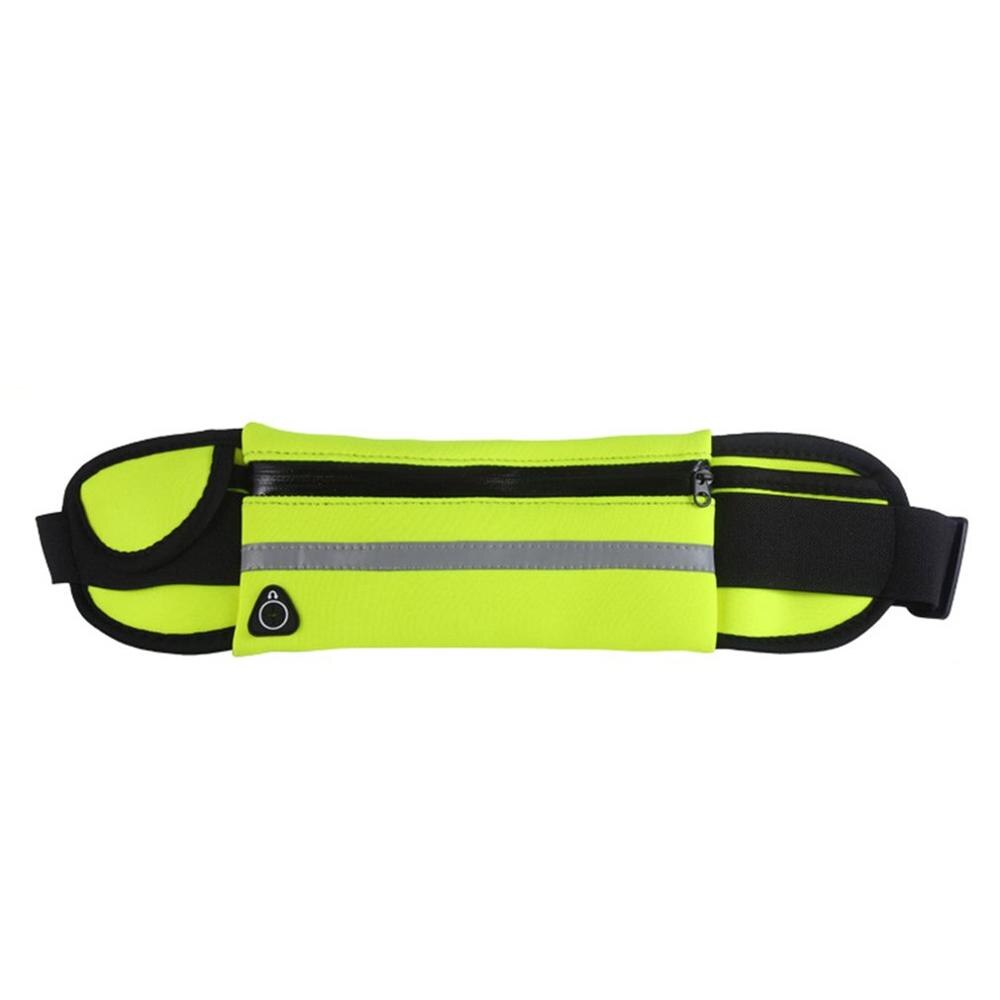 Multifunctionele Mannen Vrouwen Taille Zakken Running Fanny Pack Vrouwen Taille Pack Pouch Belt Bag Camping Wandelen Sporttas: green