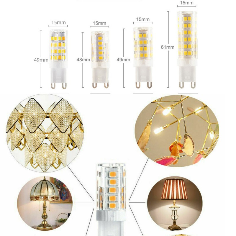 G9 LED Lamp Helderste AC220V 5W 7W 9W 12W Keramische SMD2835 Lamp Warm/koel Wit Spotlight Halogeen Licht Vervanging