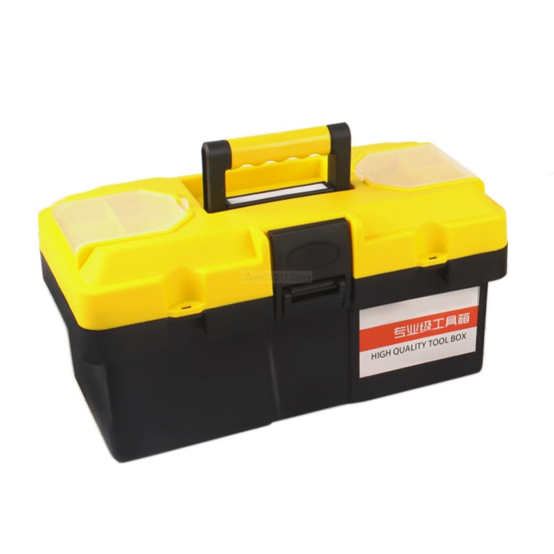Tool Box Portable Large Storage Tool case Components Woodworker Electrician Box home hardware parts case: 360x185x180mm