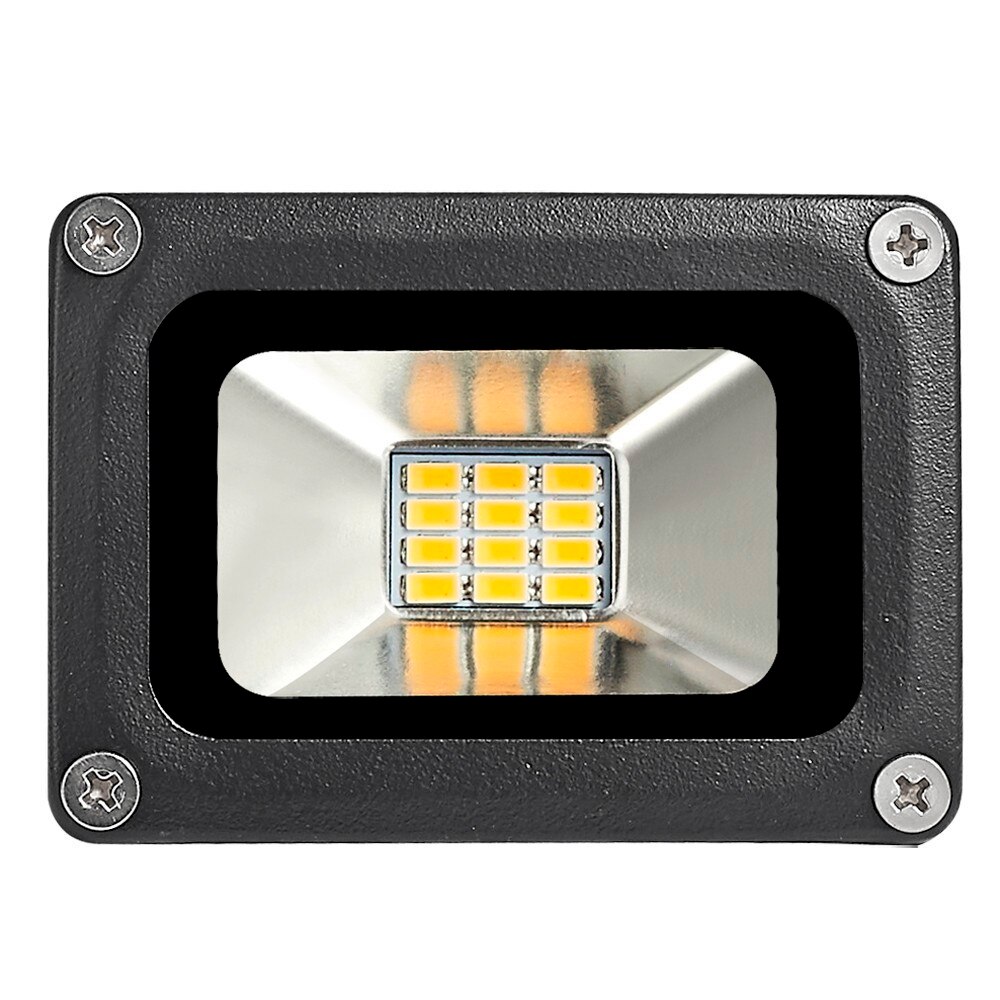 Mini Led Flood Light 10W Cold White Warm White IP65 Outdoor Floodlight Ultra Thin Led Bulb Spotlight DC12V Garden Light Exterior