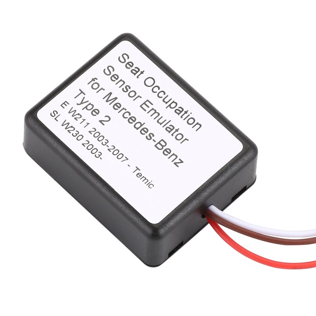 Emulador De Sensor De Ocupación De Asiento Para Mercedes Clase E W211, SLK W171, SL W230 - ABS Negro