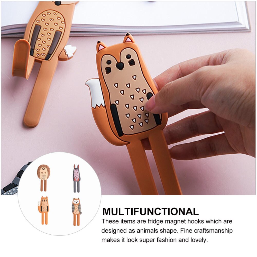 4 Stuks Magnetische Magneet Haken Huishoudelijke Magnetische Haken (Willekeurige Stijl)