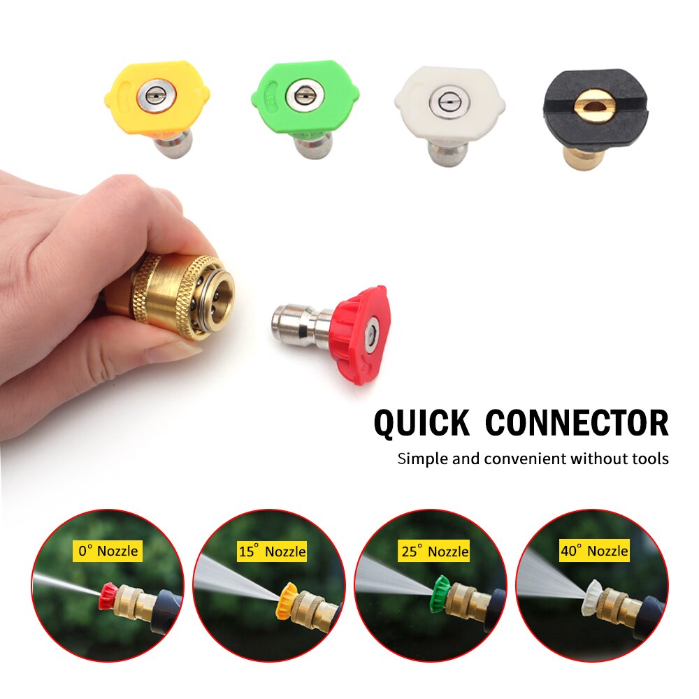 Hochdruckreiniger-Verlängerung, Quick Connect, 90°/120° Winkel, Metall, Für Dachrinnenreinigung, 140 Mm