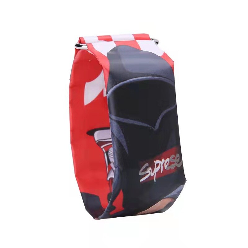 LED Sports Paper Watch Digital Magnetic Waterproof Watch Novelty Paper Watch Men And Women Waterproof Watch: A-18