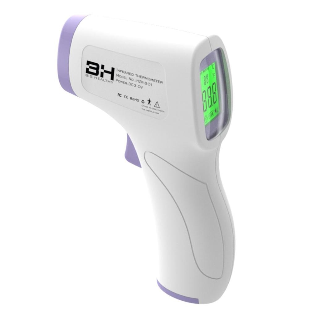 Infrarødt termometer pande krop berøringsfrit termometer hjem digital infrarød feber øretermometerbaby voksne udendørs