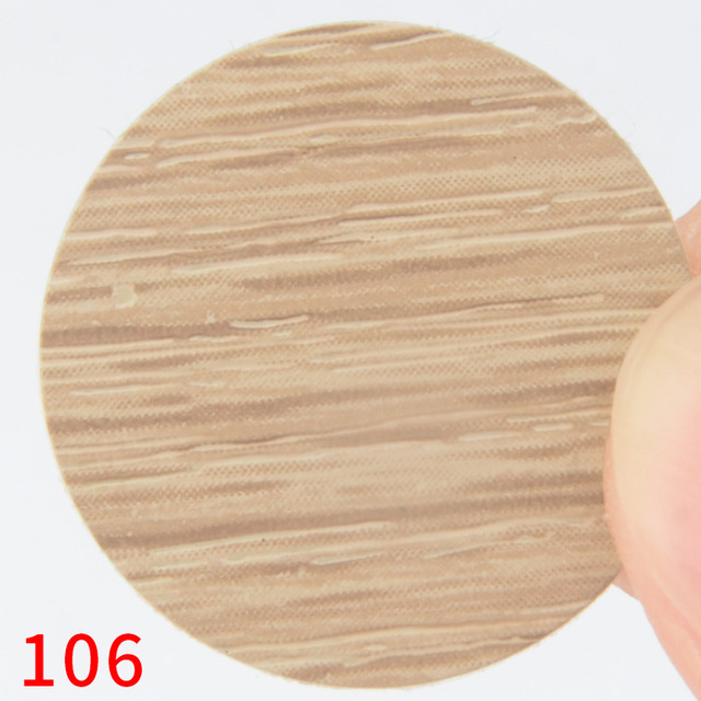 Lámina de PVC autoadhesiva para decoración de muebles, láminas de 21mm, tapas para cubrir tornillos, pegatinas, artesanía de madera, ornamento de armario de escritorio, 54 Uds./hoja: 106