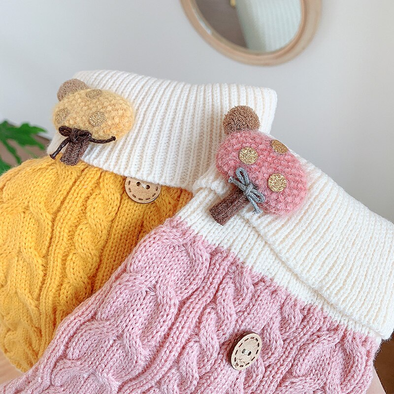 Winter Hund Pullover Hund Kleidung für Kleine Hunde Katze Welpen Kleidung Stricken Bekleidung Yorkshire Bichon Schnauzer Pet Kostüme Outfit