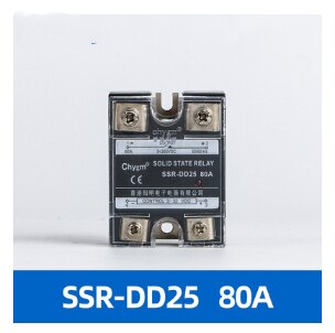 SSR 10A/25A/40A/60A/80A DC-DC SSR Single phase Solid state relay: SSR-80DD