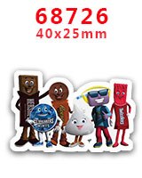 30pcs/lot MOM and Baby Notes Flat Resins Food Boss Planar Resin For Hair Bow Characters PR65537: PR68726