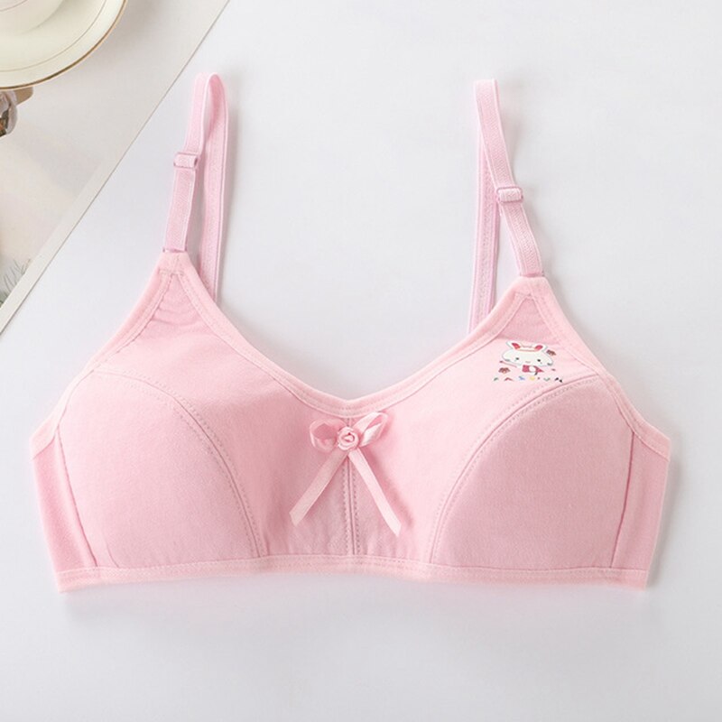 Cotton Training Bra for Teen Girls Underwear Adolescente Teen Bra Tops Crop Small Vest Kids Underwear 10-13Y Puberty Clothing