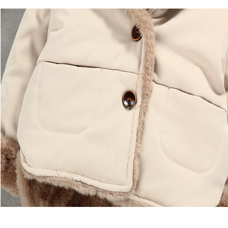 Mädchen junge Baby Winter kleidung Outfits dicke warme baumwolle oberbekleidung für neugeborene Baby jungen mädchen kleidung lässig mit kapuze jacke mäntel