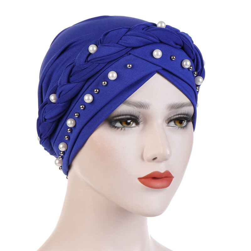 Hiyab-pañuelo para la cabeza para mujer musulmana, capa de turbante de algodón sólido, blanco perla, interior, musulmán, turbantes: 7