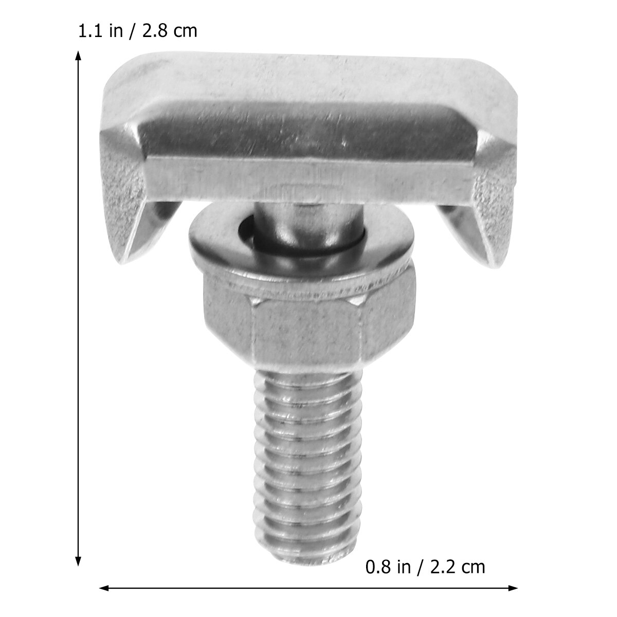 2 uds tornillo de coche t-bolt Cable de batería Terminal Acero inoxidable automóviles pernos